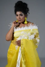 Moslin with feather - Image 2