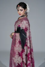 Black and hot pink stoned Moslin - Image 2