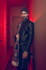 Black designer shawl - Image 2