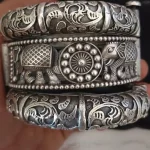 German silver bangle set