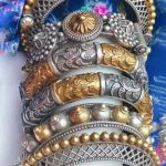 Dual tone bangle with screw