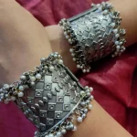 Silver oxidise  bracelet