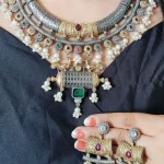 Oxidised German silver Hasli