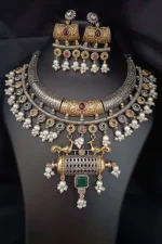 Oxidised German silver Hasli - Image 2