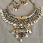 Oxidised German silver Hasli