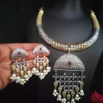 Oxidised German silver Hasli