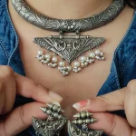 Oxidised German silver Hasli