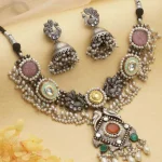 Silver oxidised jewellery