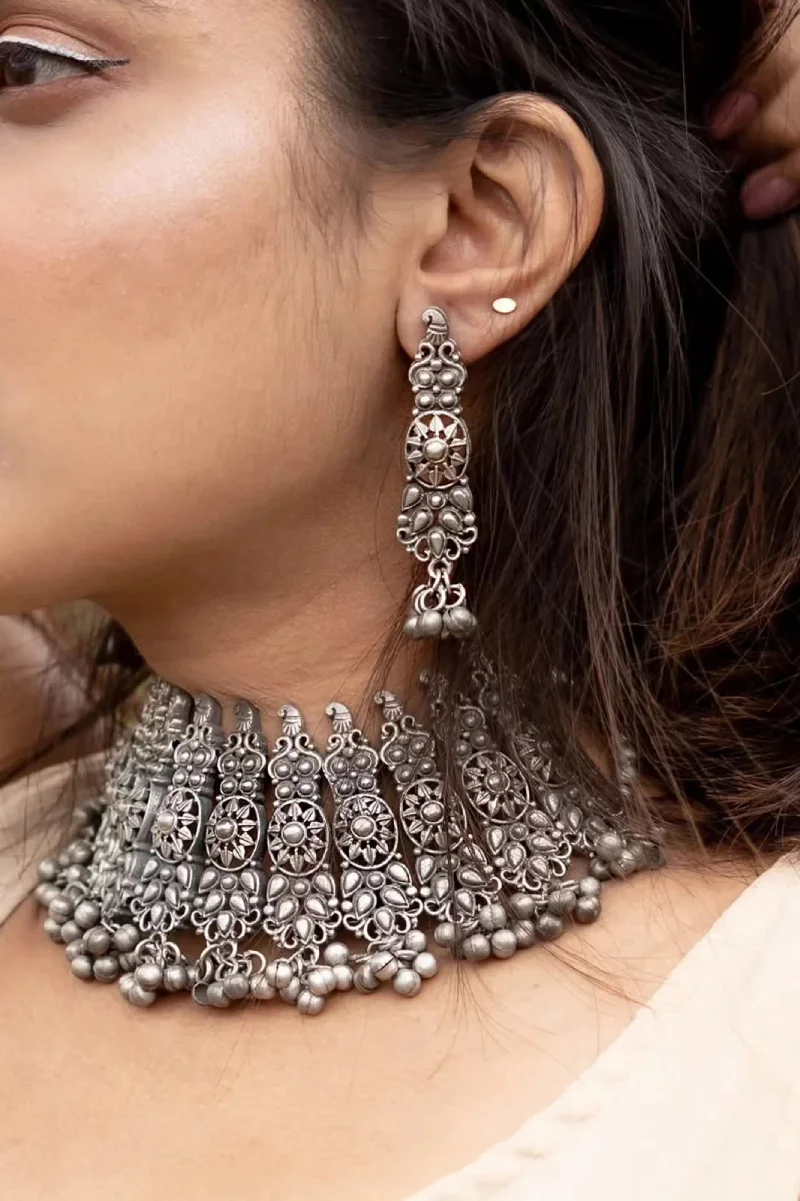 TS-JN0022 German silver choker - Image 1