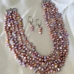 Vintage keshi pearl necklace