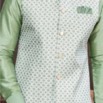 Digital printed Art banarasi silk jacket