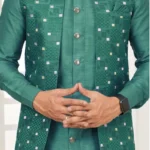 Digital printed Art banarasi silk jacket