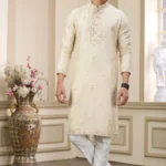 Off white Panjabi/Kurta set