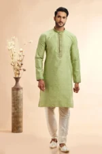 Mixed cotton Panjabi/Kurta set