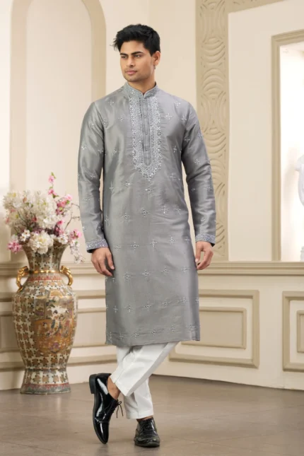 Benarasi Art silk Panjabi/Kurta set