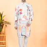 Mixed cotton Panjabi/Kurta set