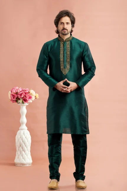 Benarasi Art silk Panjabi/Kurta set