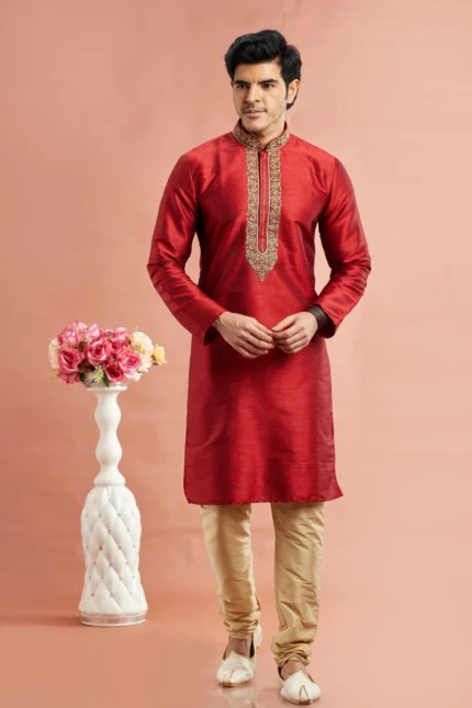 Benarasi Art silk Panjabi/Kurta set