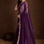Shimmer festive saree