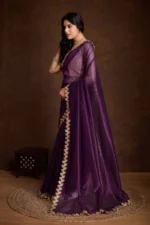 Shimmer festive saree