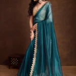 Shimmer festive saree