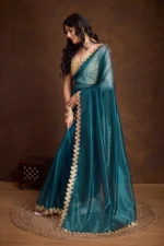Shimmer festive saree