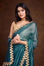 Shimmer festive saree - Image 2