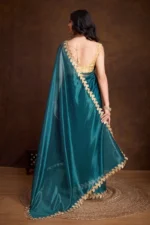 Shimmer festive saree - Image 3
