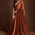 Shimmer festive saree