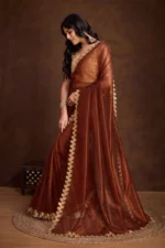Shimmer festive saree