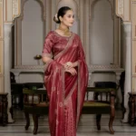 Tissue gold crush saree