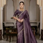 Tissue gold crush saree