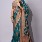 Traditional weaving organza saree