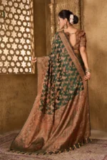 Zari woven organza saree - Image 3