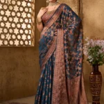 Zari woven organza saree
