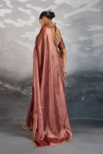 Chiffon saree featuring beads embellished border - Image 3