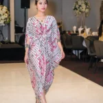 Designer silk kaftan