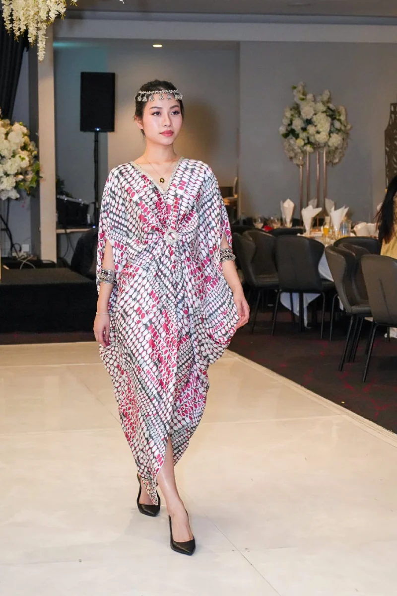 TS-WK0002 Designer silk kaftan - Image 1