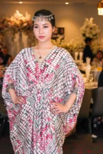 Designer silk kaftan - Image 3