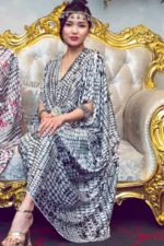 Designer silk kaftan - Image 3