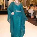 Designer silk kaftan