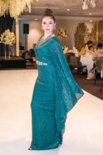 Designer silk kaftan - Image 3