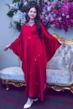 Designer silk kaftan